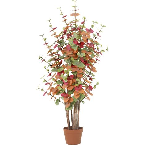 Eucalyptus Artificiel Plante Décorative Intérieure Feuillage Coloré Hauteur 120 cm - PANGIVO
