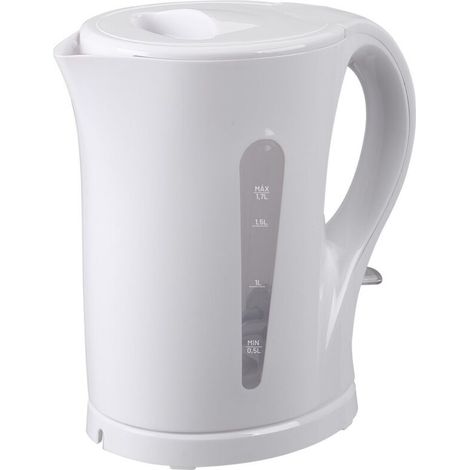 Bouilloire électrique blanche 2200w 1,7l küken