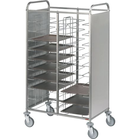 Echelle à plateaux universel inox 2x 12 niveaux - Diamond (1/2)