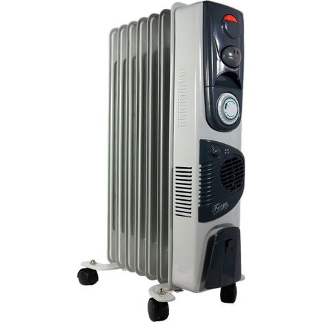 Radiador de Aceite Modelo Fuego con 7 Elementos 1500W Bricoprofesional (1/5)