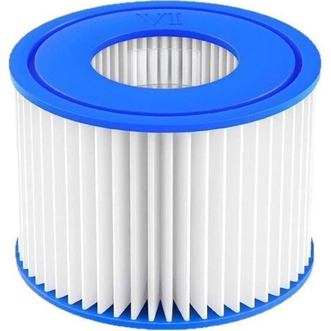 Pool cleaning filter cartridges, suitable for BESTWAY VI and Lay-z-spa, high temperature resistant, suitable for VI type hot tub filter cartridges, 2-pack. (1/5)