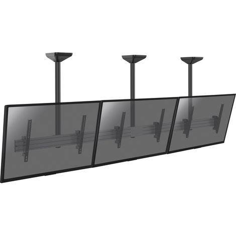 Support plafond menu board 3 écrans 45''-50'' - Hauteur 100cm (1/3)