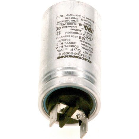 BOSCH Kondensator 5MF400V für Motor FHP everp, 8718584677 (1/2)