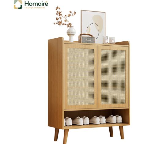 Flur- Garderobenschrank Eiche aus Polyester 80 x 35 x 105 cm HOMAIRE (1/5)