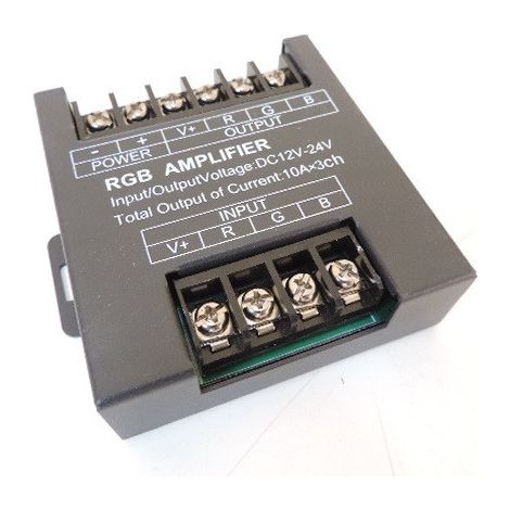 Amplificateur RGB pour luminaire LED puissance max 360W en 12V / 720W en 24V
