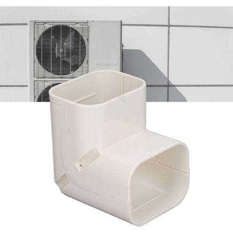 Coude vertical pour tuyau de climatisation 417, unité intérieure/extérieure, tuyau en cuivre, rainure décorative, kit de cache-tuyau en PVC, accessoires pour tuyaux de climatisation (1/5)