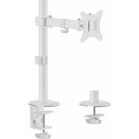 Equip 650166 Soporte de pantalla blanco ajustable de escritorio