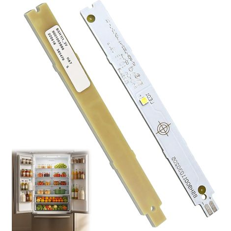 2Pcs Barres Lumineuse LED pour Siemens Bosch Réfrigérateur 9001030205 (1/5)