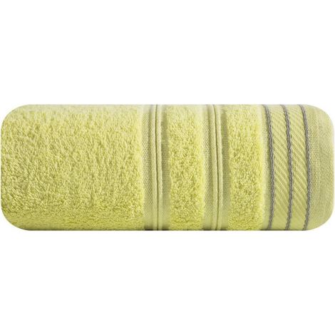 Toalla Wiki 50x90 06 amarillo hilos plateados 480 g/m2