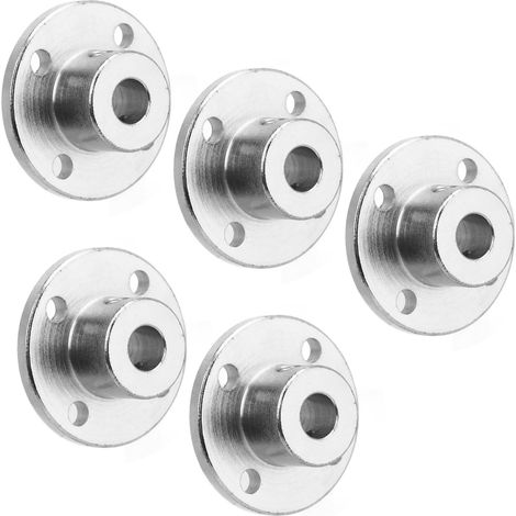 5 Pièces Accouplement à Bride en Acier C45 pour Transmission Mécanique, Diamètre Intérieur 8mm, Accessoire Industriel pour Arbres (1/5)