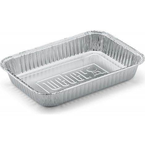 Bandejas recogegotas Weber de aluminio, pequeñas, 10 uds. (1/5)