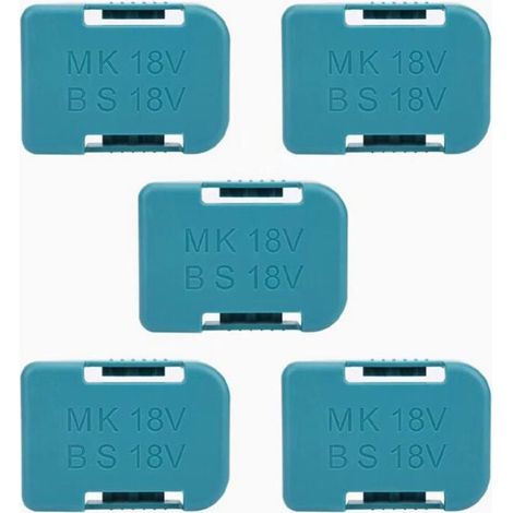Lot De 5 Supports De Batterie Pour Batterie Makita 18 V, Également Pour Support De Batterie Bosch 18 V (1/3)