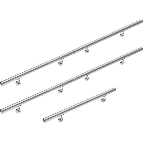 MONZANA Handlauf Edelstahl V2A Geländer Treppe Wandhandlauf Brüstung Griff 80-600cm  500cm
