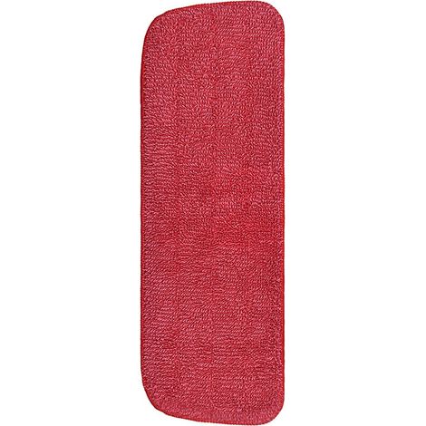 3 Lingettes de Rechange pour Balai Lavant Swiffer PowerMop, Tampons en Microfibre Adhésifs Trapézoïdaux Rouges (41x14 cm), Lot de 3-lsw (1/2)