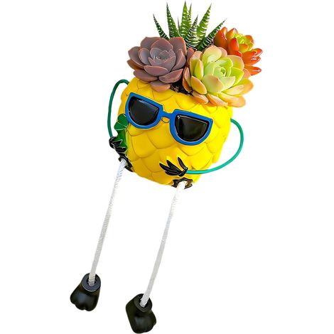Support à fleurs en forme d'ananas, doté de trous d'aération (1/5)