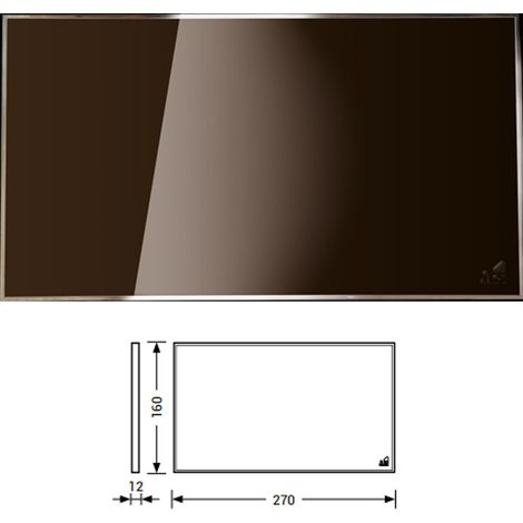 Placca Di Comando - TODINI - Bronzo - Scarico Singolo - Compatibile Con Cassette Linea IDEA AIR - In Abs e Ple x iglas