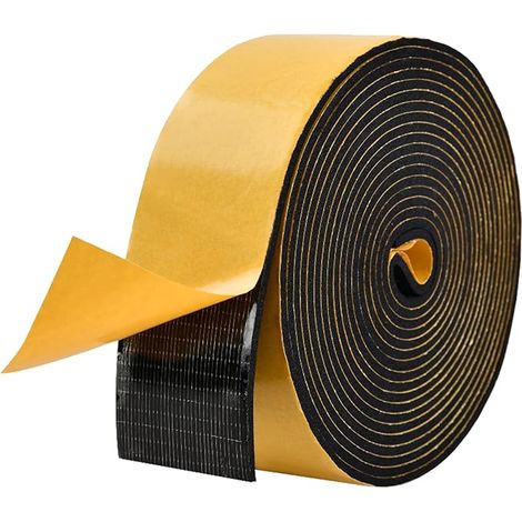 Ruban Mousse Adhésive Bande Néoprène Autocollante Caoutchouc Isolation Joint Anti-vibration Meuble Protection Voiture (1/5)