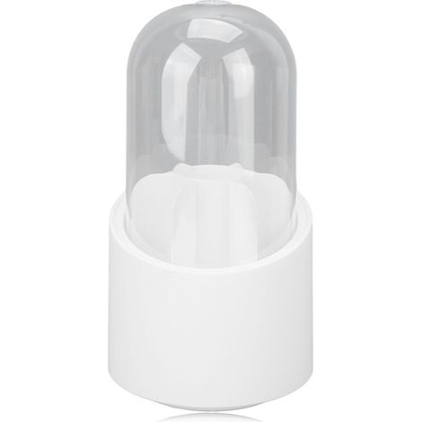 Porte-pinceaux de maquillage rotatif 360°, grande capacité, rangement anti-poussière pour cosmétiques (1/5)