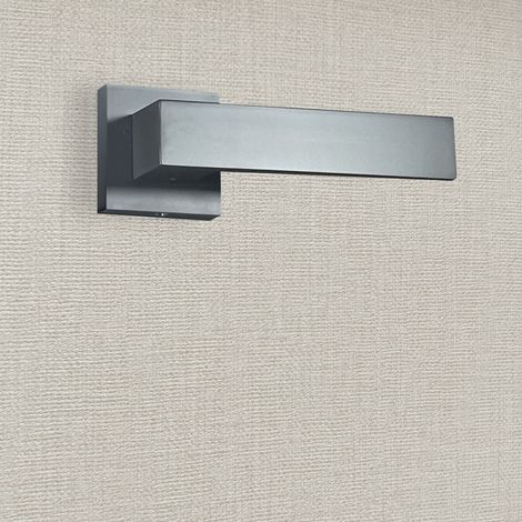 Poignée de porte design finition aspect noir mat Paola - KATCHMEE - KatchMee (1/4)