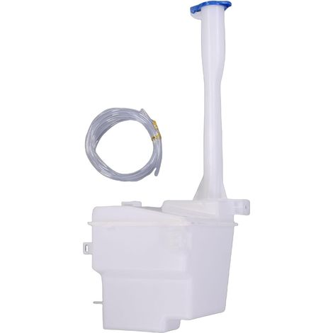 High-Temperature Resistant ABS Fluid Storage Reservoir with Connecting Hose, Replacement Reservoir for the Front Windshield Washer System (1/5)