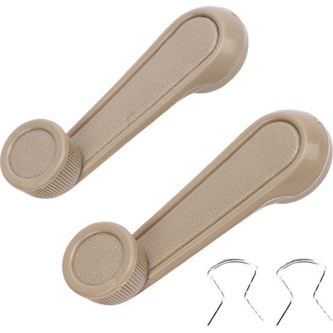 Langlebiger Fensterkurbelgriff aus Kunststoff für den Innenraum (Teilenummer 6926004020B0) – Ersatzteil für Tacoma, Corolla und Camry, Beige (1/5)