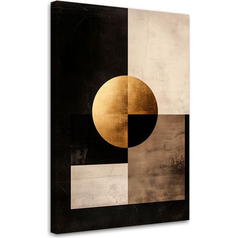 Tableau déco Cercle abstrait Glamour 60x90 (1/5)