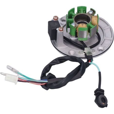 Plaque de stator de magnéto d'allumage en cuivre et aluminium de remplacement pour Zongshen Z125 Z155 125cc 160cc PITBIKE (1/5)