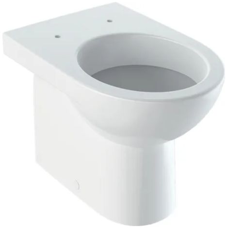 Unterputz-Stand-WC 53x35,5 weiß glänzend - Geberit Selnova - Con copri wc Standard