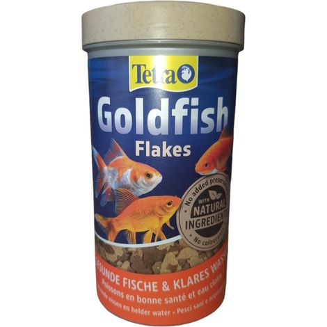 Goldfish Flocons 100 g - 500 ml Aliment complet pour les poissons rouge - Tetra (1/3)