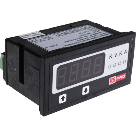 Voltmètre numérique RS PRO, 4 digits, V c.a. 60  600 (Input)V, ±0,5 + 1 digit % ( Prix pour 1 )