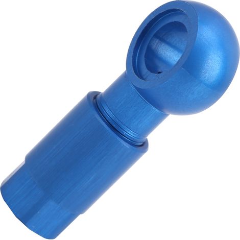 Connecteur de tube d'huile pour disque de frein vélo en alliage d'aluminium, tête olive à cinq fils, conversion bleue (1/5)
