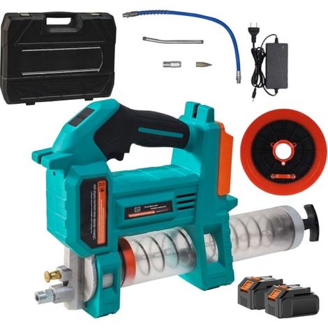 Pistola per Grasso ingrassatore a Batteria 88VF 3 AH 10000PSI Cartuccia 900CC (1/3)