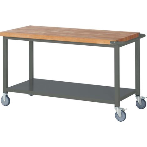 Etabli mobile STIER Premium avec plateau de rangement, lxPxH 1 500x700x880 mm