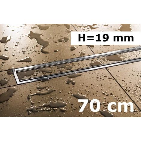 Kit grille + cadre design INOX Framed-tile KERDI-LINE-C SCHLUTER 70 cm (1/5)