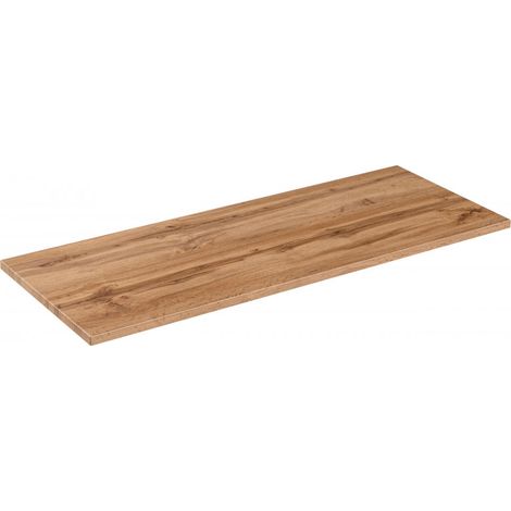 Plateau meuble sous vasque Georgia Oak - L 120 x l 46.5 cm - Livraison gratuite