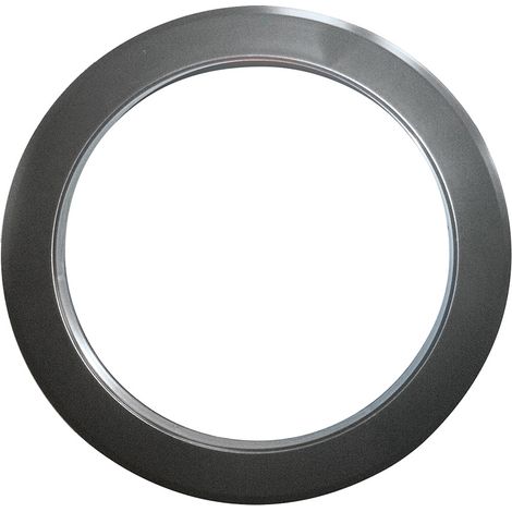 Hublot anthracite en polystyrène choc (PS) sans verre 330 x 330 x 45 mm