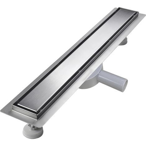 360° Shower Drain 50cm - Odor-Blocking Siphon and Hair Filter - Extra Flat, Fast Drainage (1/5)