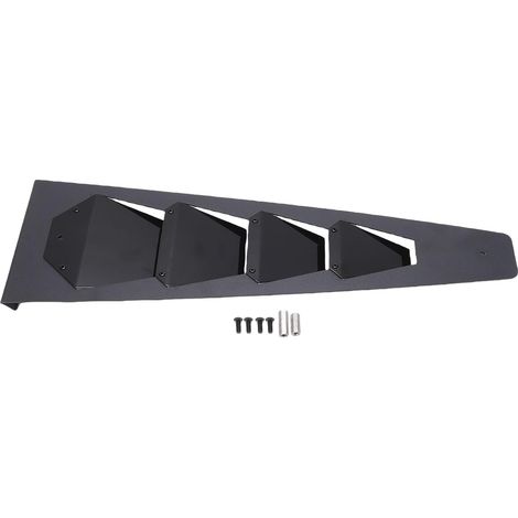 Couvercle D'aération de Capot Moteur en Aluminium, Installation Directe, Pièces D'aération de Moteur Adaptées aux Véhicules Tout-Terrain 2015-2025 (Black) (1/5)