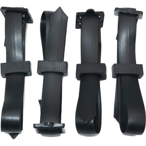 Befestigungsbänder für Obstbäume – Set mit 4 verstellbaren Bändern aus strapazierfähigem Polypropylen, 60 cm lang, mit Schnellverschluss