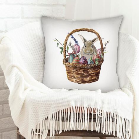 Housse de coussin carréerésistant au lavage pour canapé chambre salon décoration de la saint-valentin