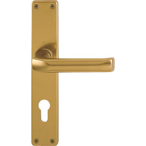 HOPPE® Drückergarnitur mit Langschild London 113/202SP, Aluminium, 6797369