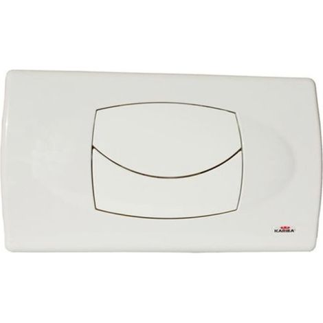 KARIBA - DUO BIBLO PLACCA DI COMANDO PER WC 2 PULSANTI BIANCA 306200