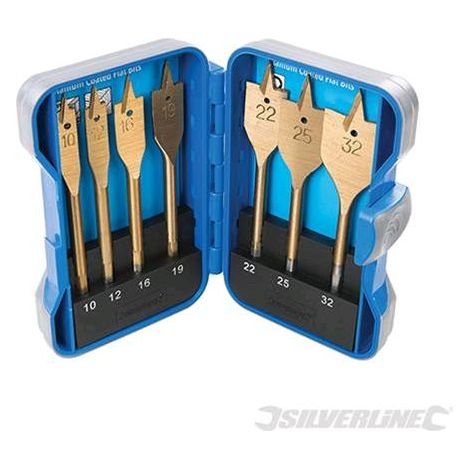 PUNTE MECCHIE TITANIO LEGNO SET 7pz 10-32mm FRESE PLASTICA 279870