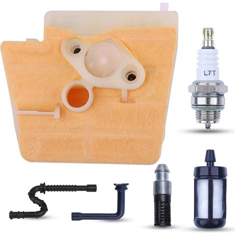 Filtre à Air Tronçonneuses pour Stihl 024 026 MS240 MS260 MS260C avec Filtre à Carburant/Huile Bougie d'Allumage Remplace la Pièce 11211201618 (1/5)
