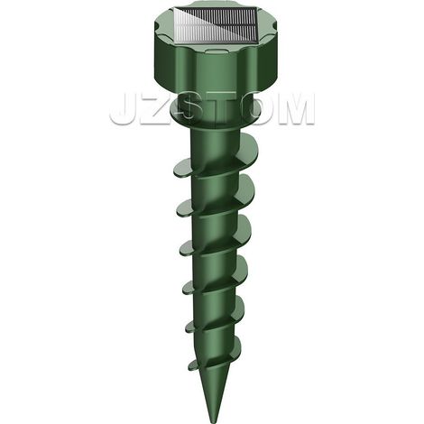 Répulsif à serpents solaire (lot de 8) pour une utilisation en extérieur, répulsif à serpents ultrasonique, répulsif à serpents solaire - Spiral 1 (1/5)