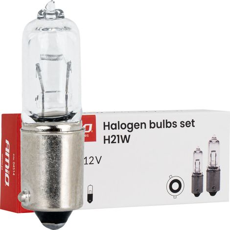 Lampadine alogene H21W 12V 21W BAY9s 10 pezzi amio-04514 (1/5)