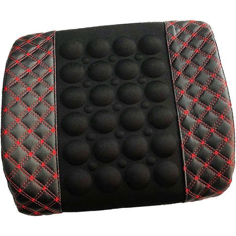 Support lombaire électrique pour voitures, 12 V CC, 2 niveaux de vitesse, compatible avec tous les véhicules, masseur dorsal vibrant pour voitures (1/5)
