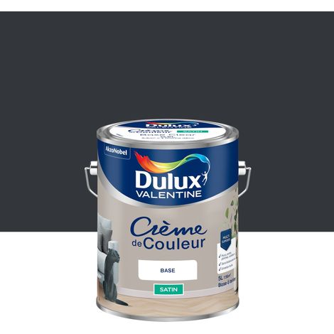 Peinture Crème De Couleur Satin Poivre 5L - Dulux Valentine