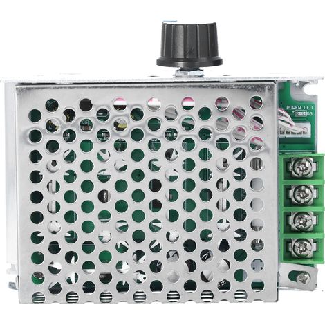 Contrôleur de vitesse PWM professionnel 30A pour moteur DC 12V‑50V, régulateur à coque métallique (1/5)