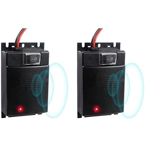 Pair Répulsif anti-animaux 2X pour voitures, répulsif ultrasonique pour automobiles, pièges pour taupes, rats, chauves-souris, geckos, chats sauvages (1/5)